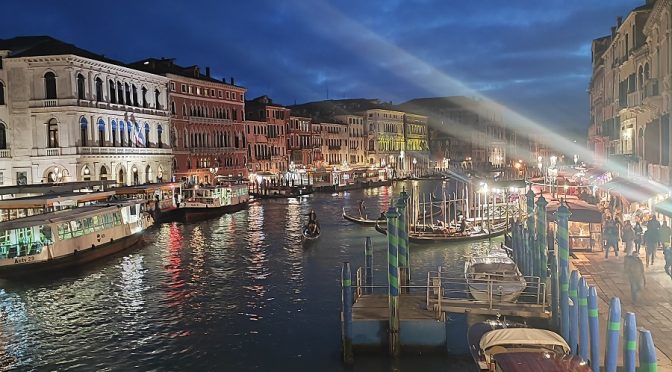 Venice, Italy, ah, scusi, ma lei è italiana?  “wow”